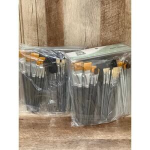 ArtSkills Crafters Closet Variety Paint Brushes 25 ct - 8 Package Bundle - NEW